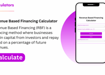 Revenue Based Financing Calculator Online