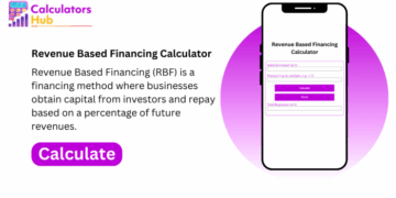 Revenue Based Financing Calculator Online